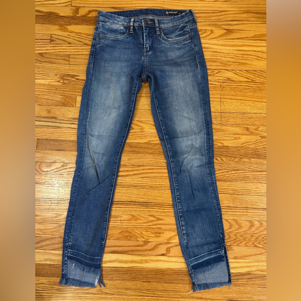 Blank NYC Women's Skinny Jeans w/Detailed Hem